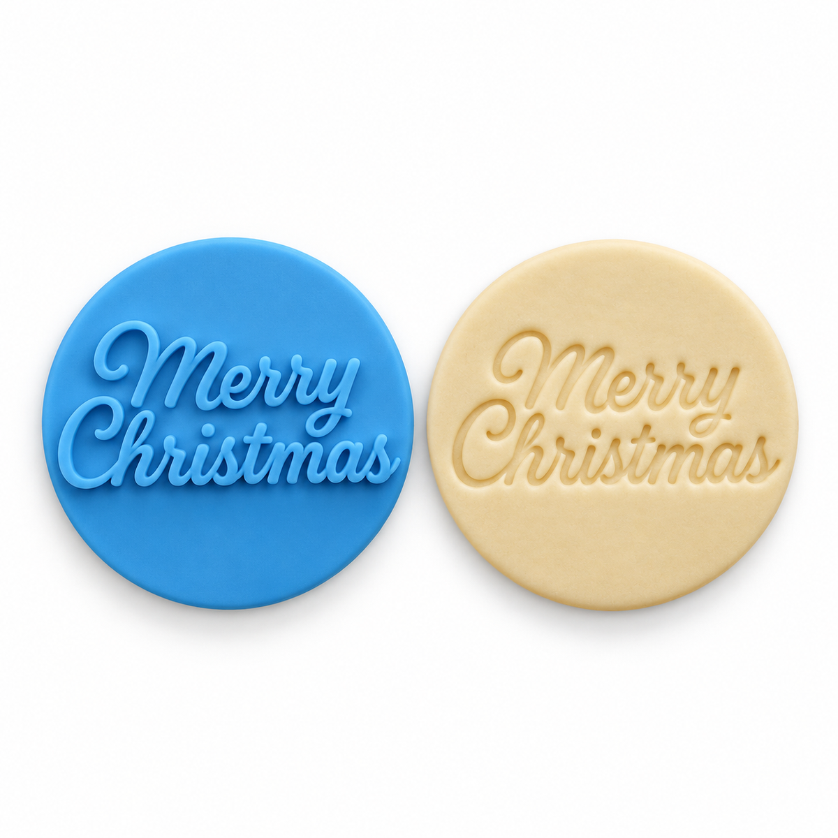 Merry Christmas - Fondant Embosser Stamp