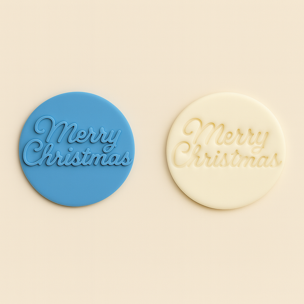 Merry Christmas - Fondant Embosser Stamp