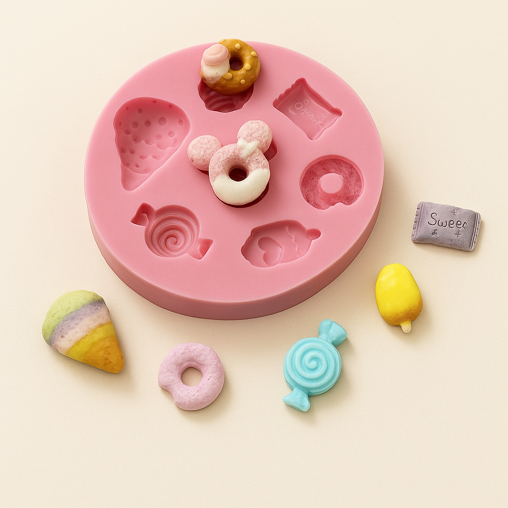 Mickey Mouse Donuts Variety - Silicone Mold