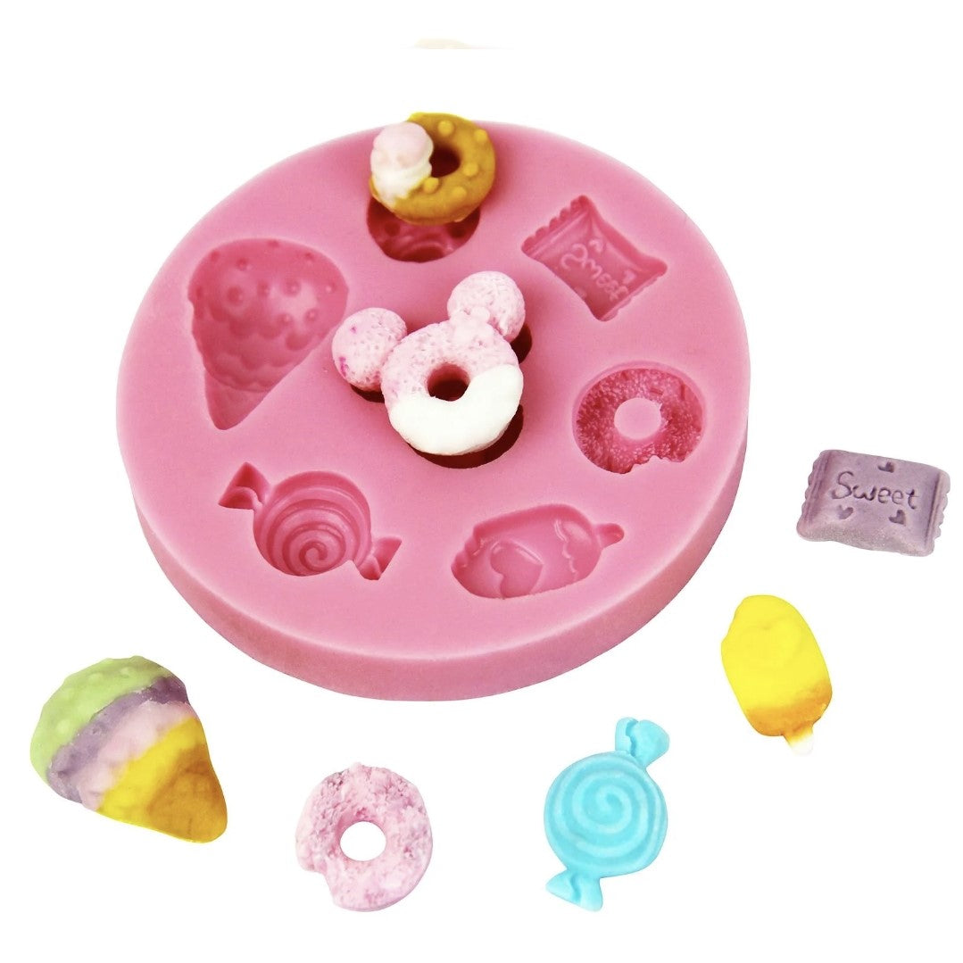 Mickey Mouse Sweets Variety - Silicone Mold