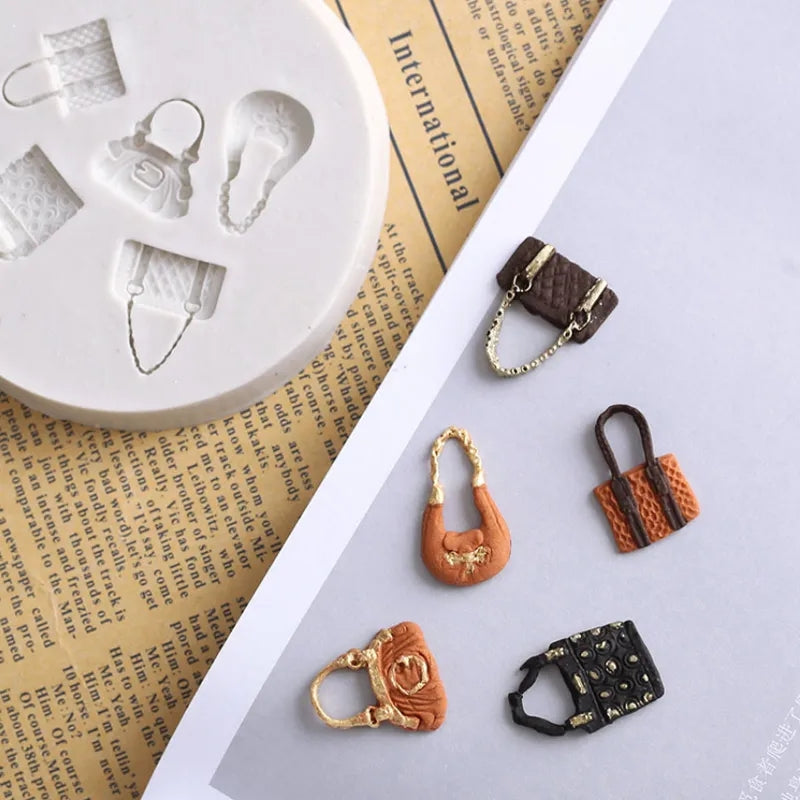 Mini Handbags Silicone Mold