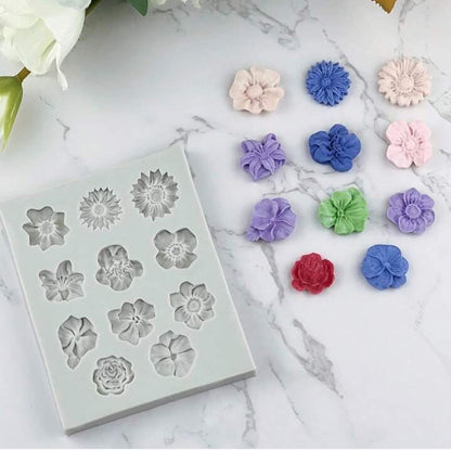 Mini Flowers - Silicone Mold