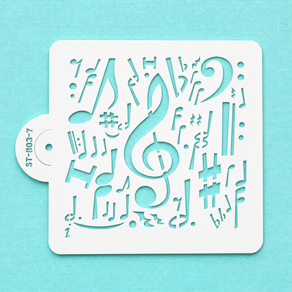Music Notes - Stencil