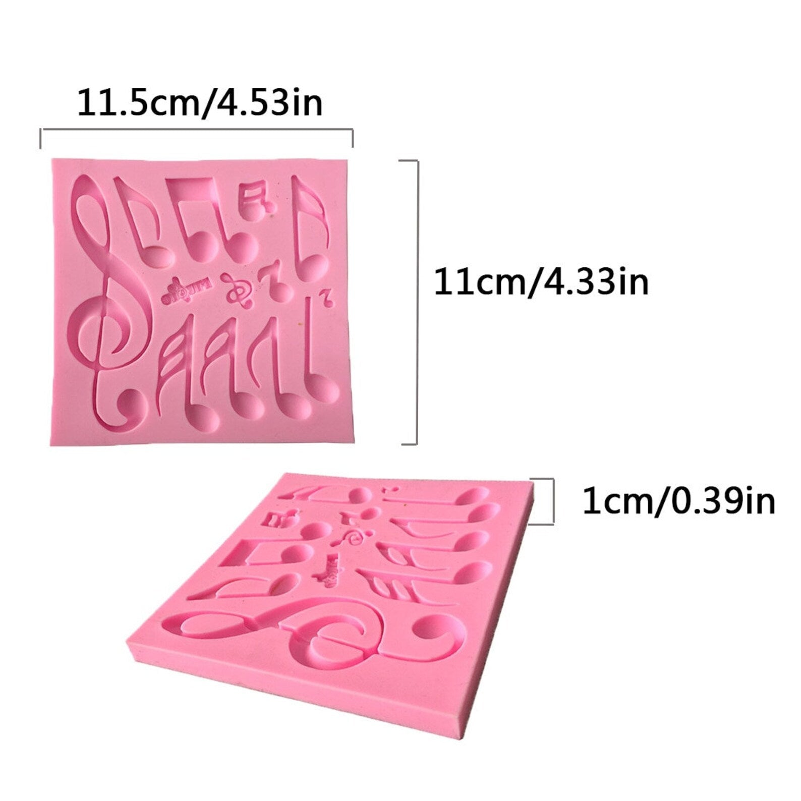 Musical Notes - Silicone Mold