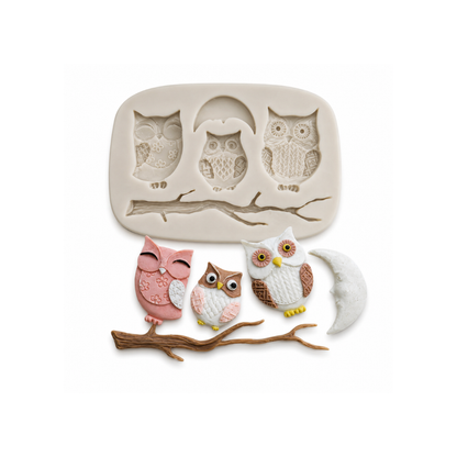 Owl Family - Silicone Mold