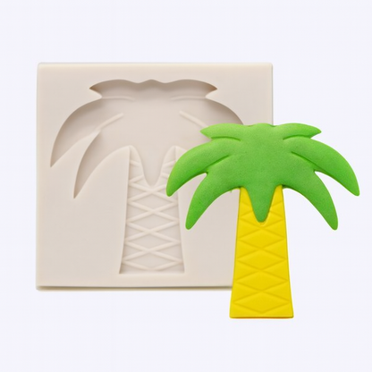 Palm Coconut Tree Chocolate Fondant Resin Silicone Mold