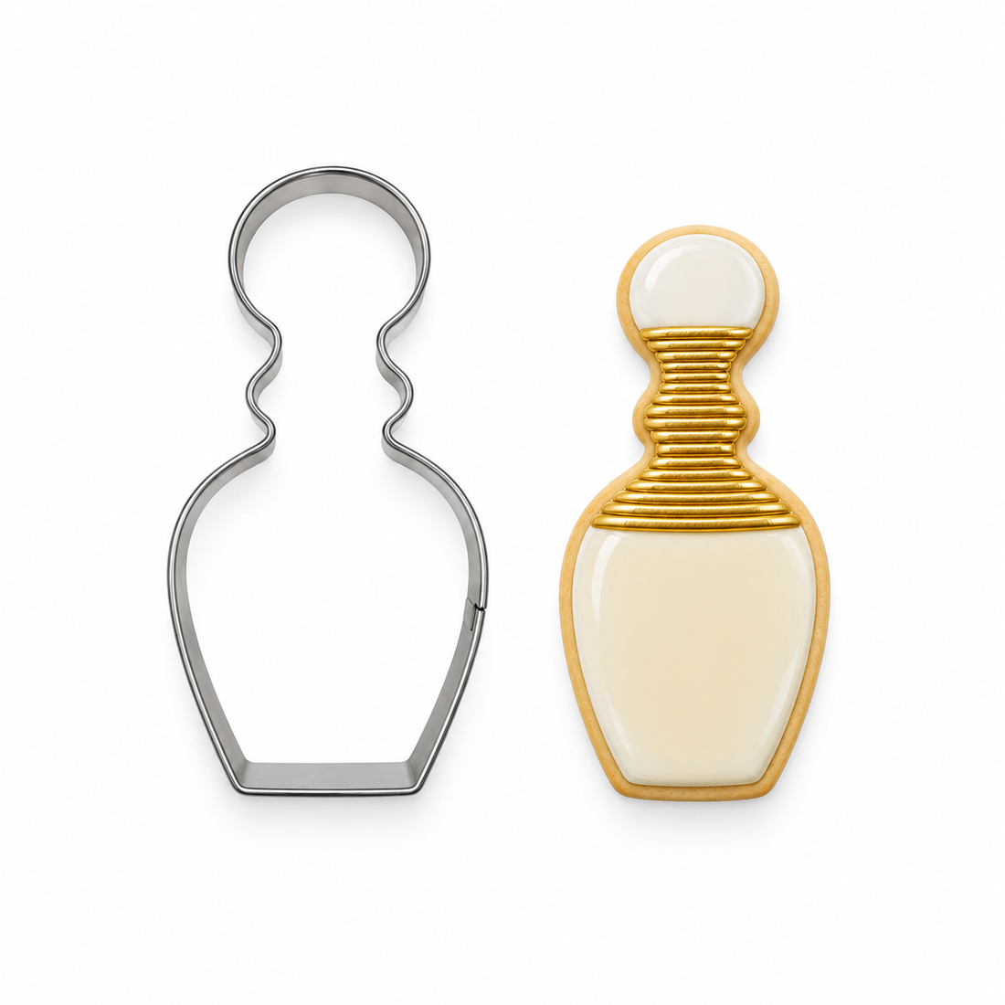 Perfume Bottle Bowling - Stainless Steel Cookie Cutter