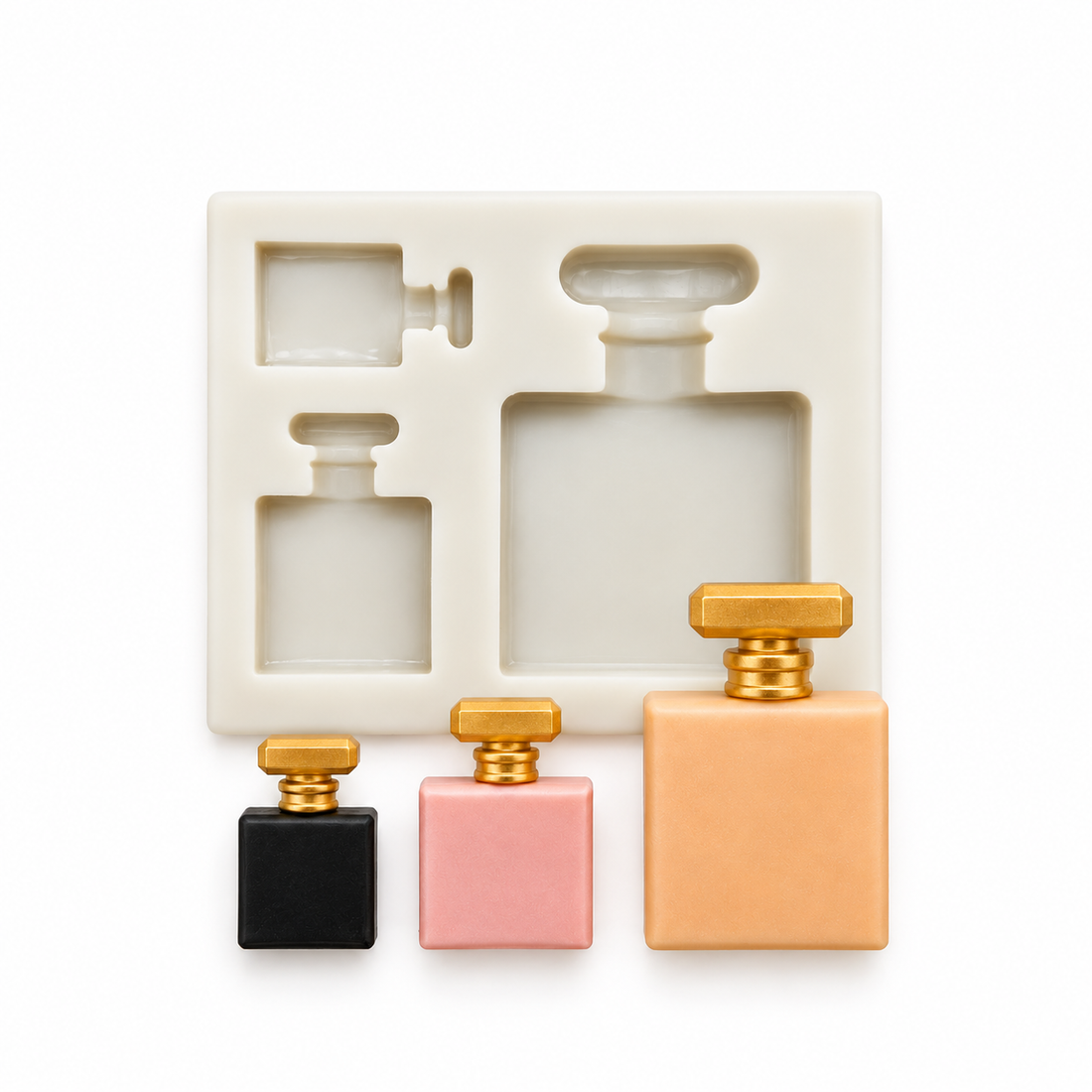 Perfume Bottle Trio – Silicone Mold