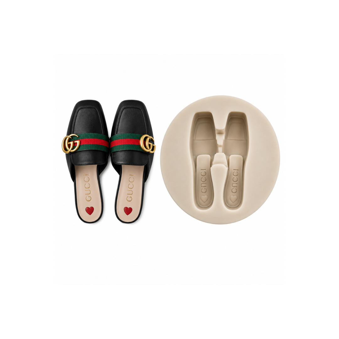Peyton Flat Mule Shoes - Silicone Mold