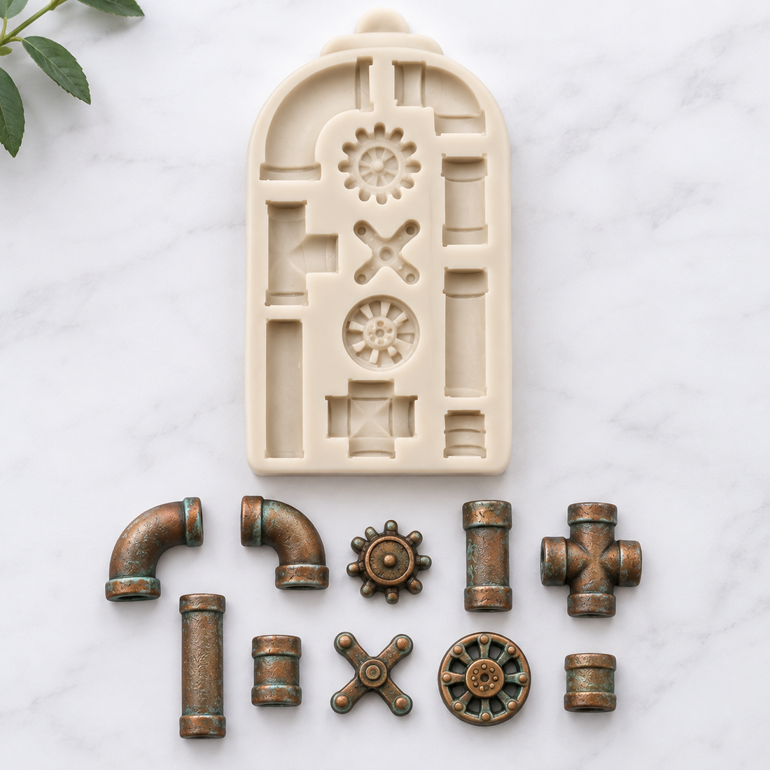Industrial Pipes &amp; Gears – Silicone Mold