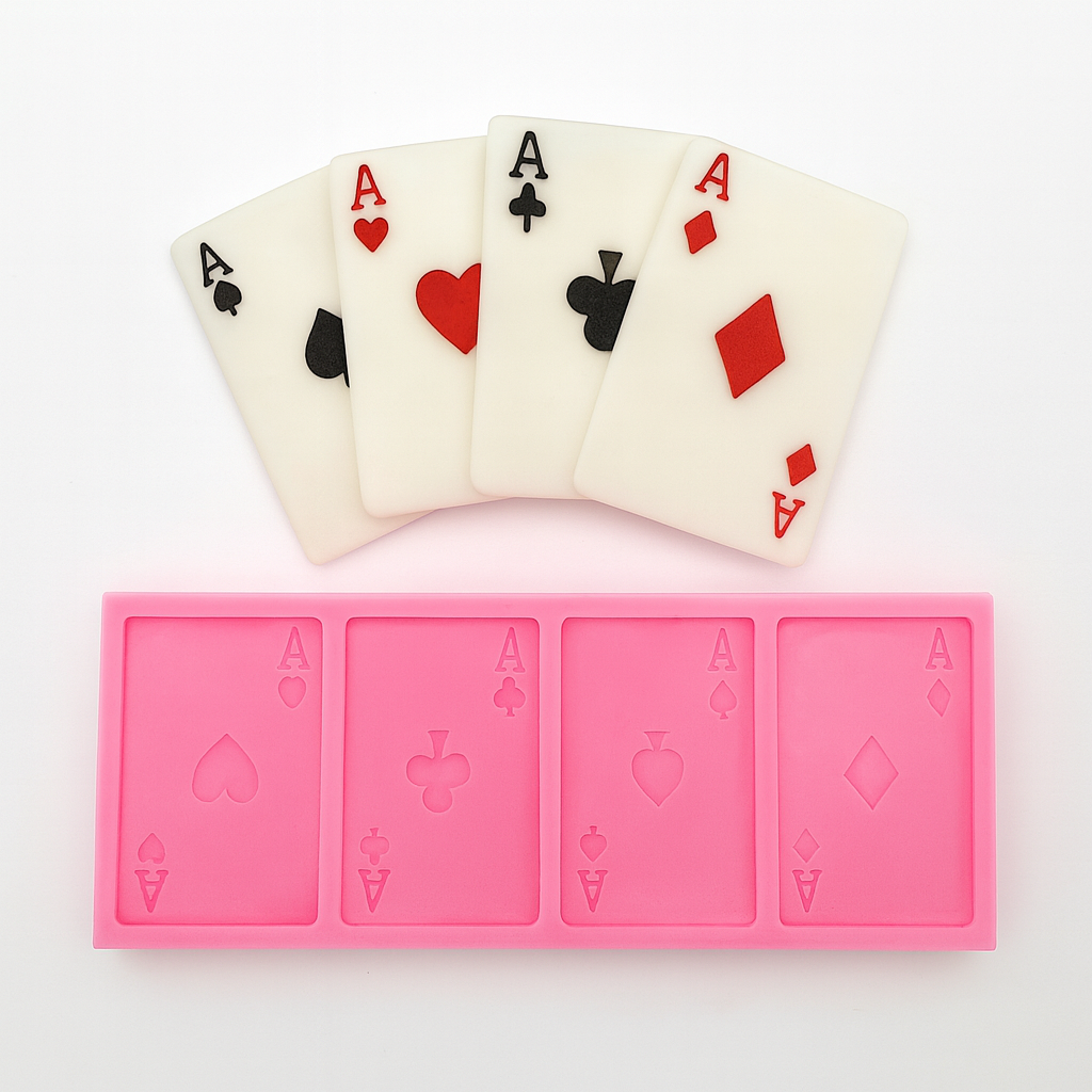 Playing Poker Cards - Silicone Mold