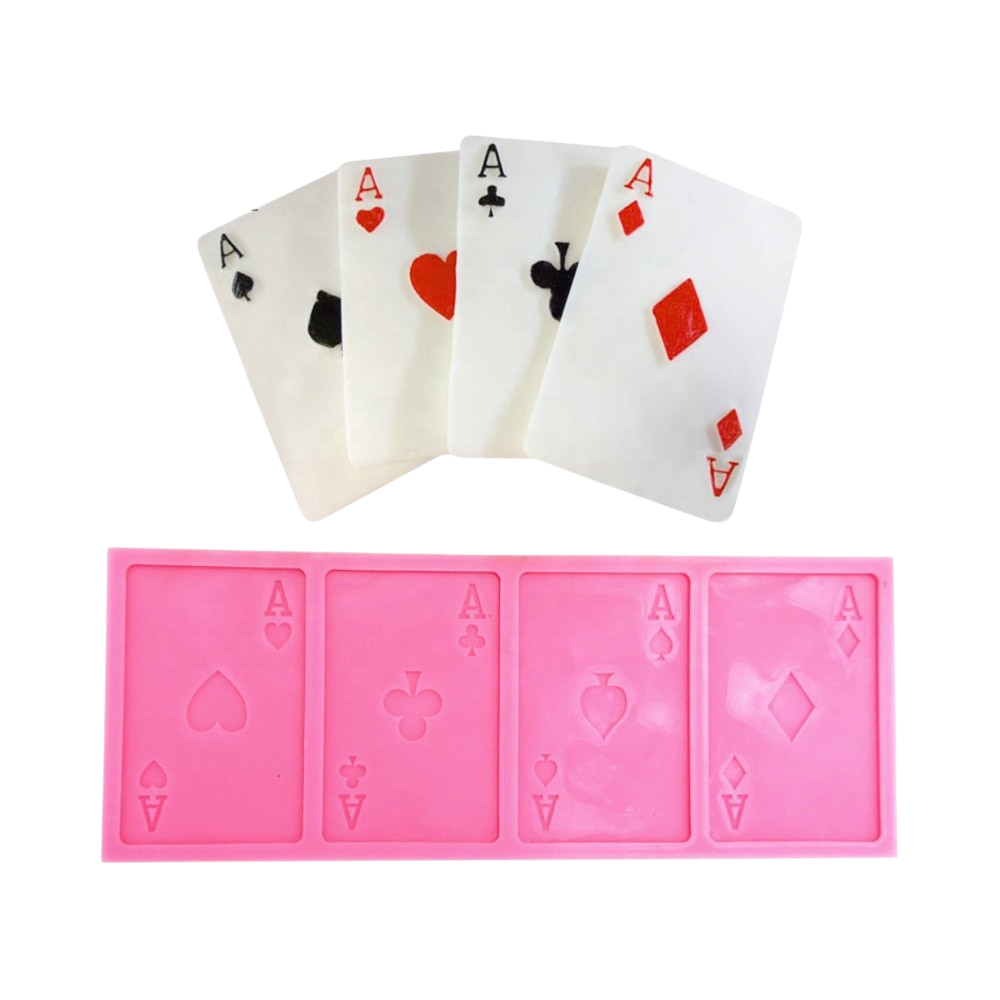 Playing Poker Cards - Silicone Mold