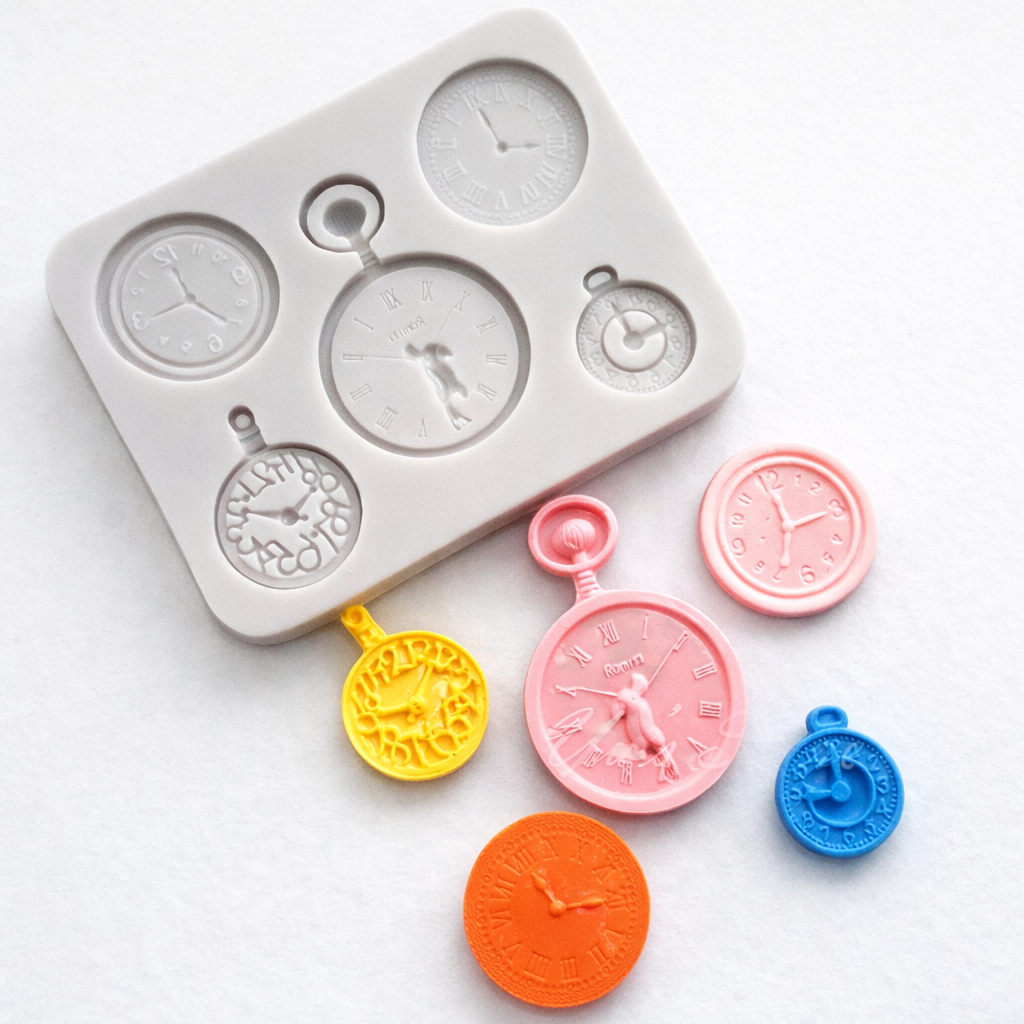 Pocket Watch Clock - Silicone Mold