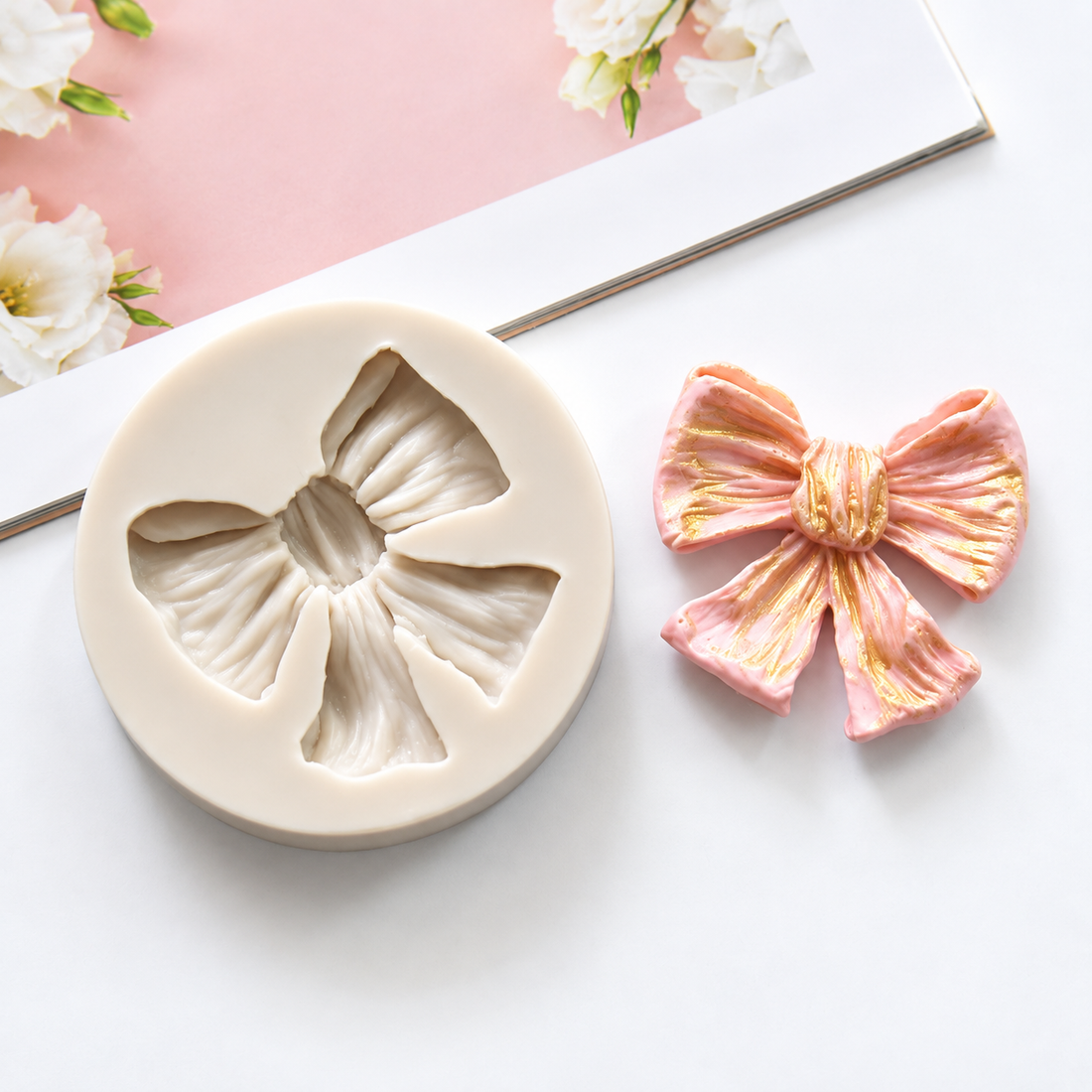 Puffy Ribbon Bow - Silicone Mold