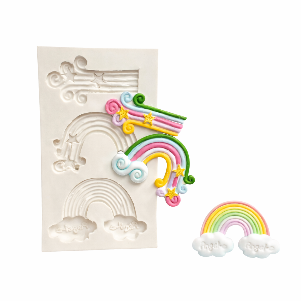 Rainbows Clouds - Silicone Mold
