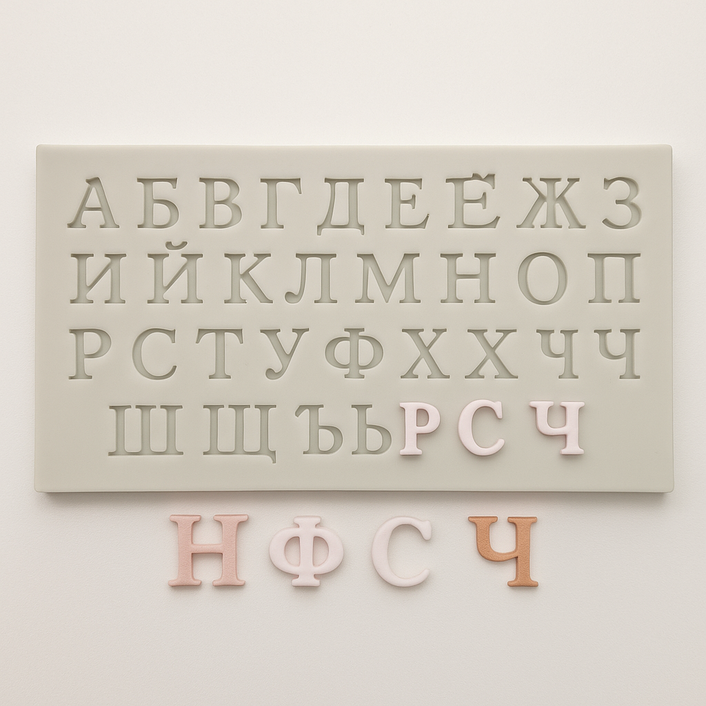Russian Alphabet – Silicone Mold