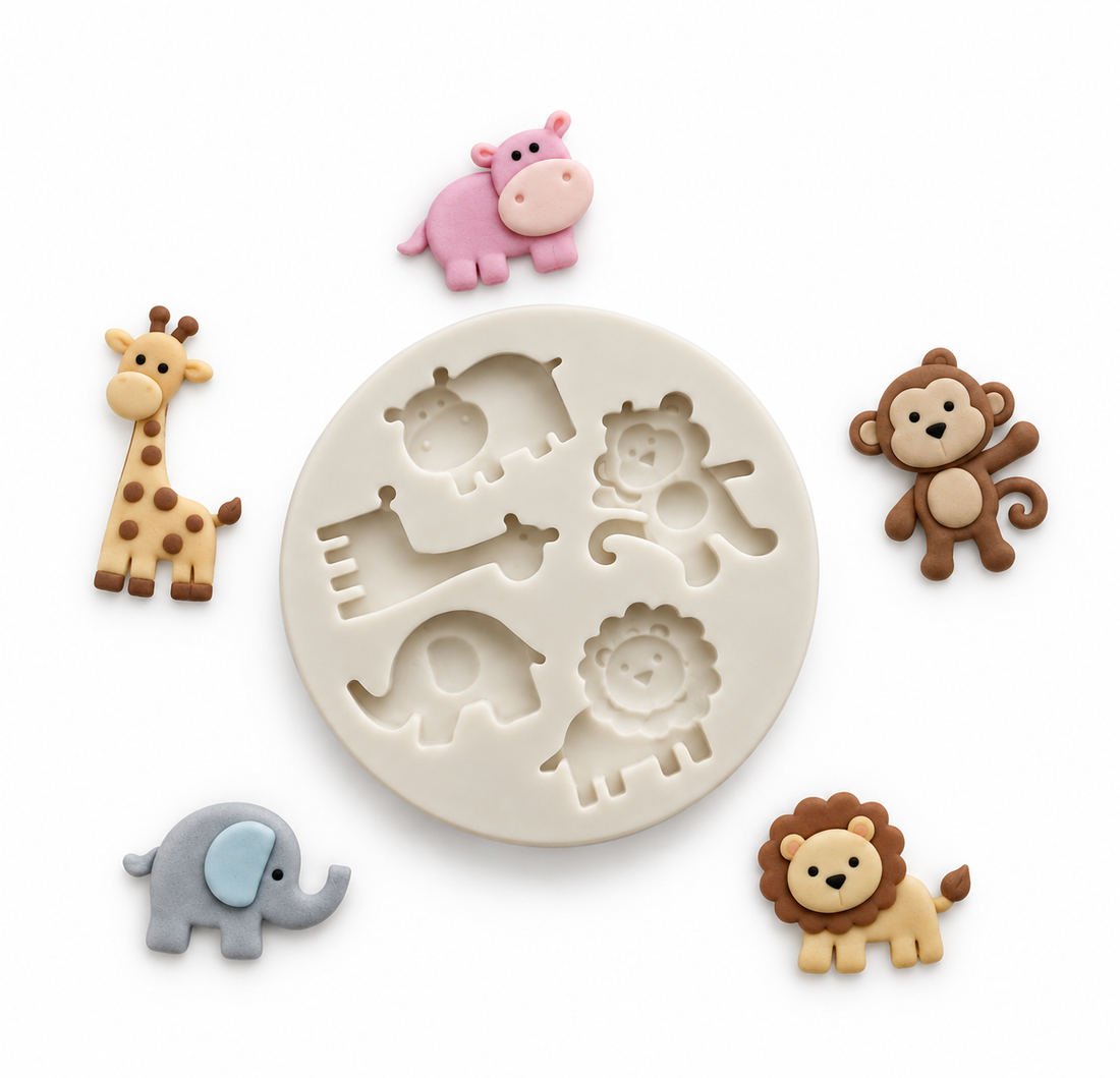 Safari Baby Animals - Silicone Mold