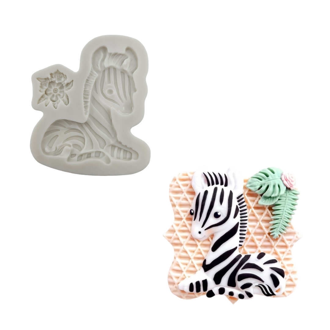 Safari Zebra - Silicone Mold