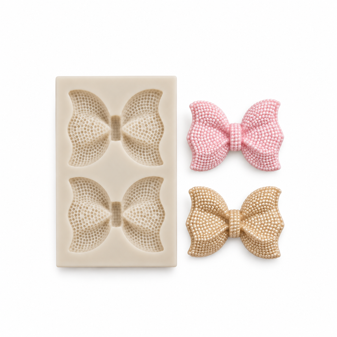 Sequin Bead Bows - Silicone Mold