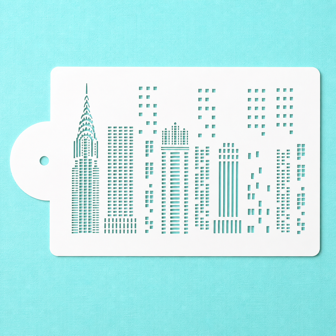 Skyscraper Buildings Skyline City – Stencil