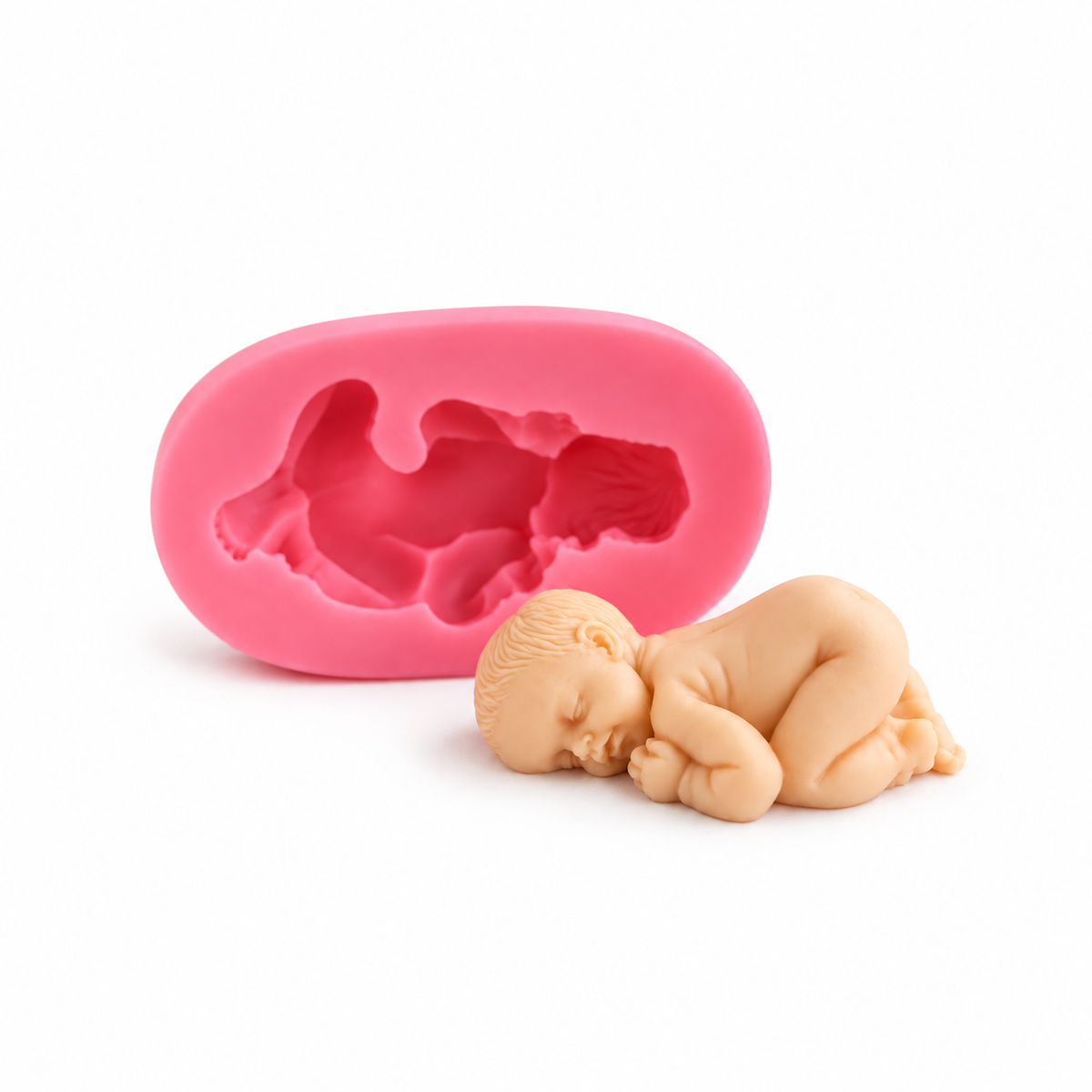 Sleeping Baby - Silicone Mold