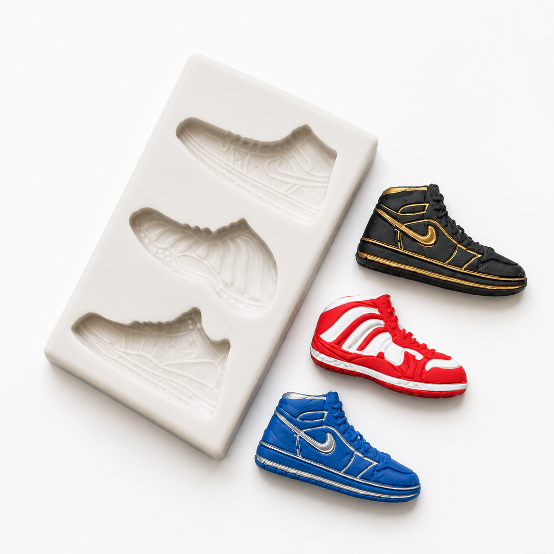Sneaker Shoes Trio - Silicone Mold