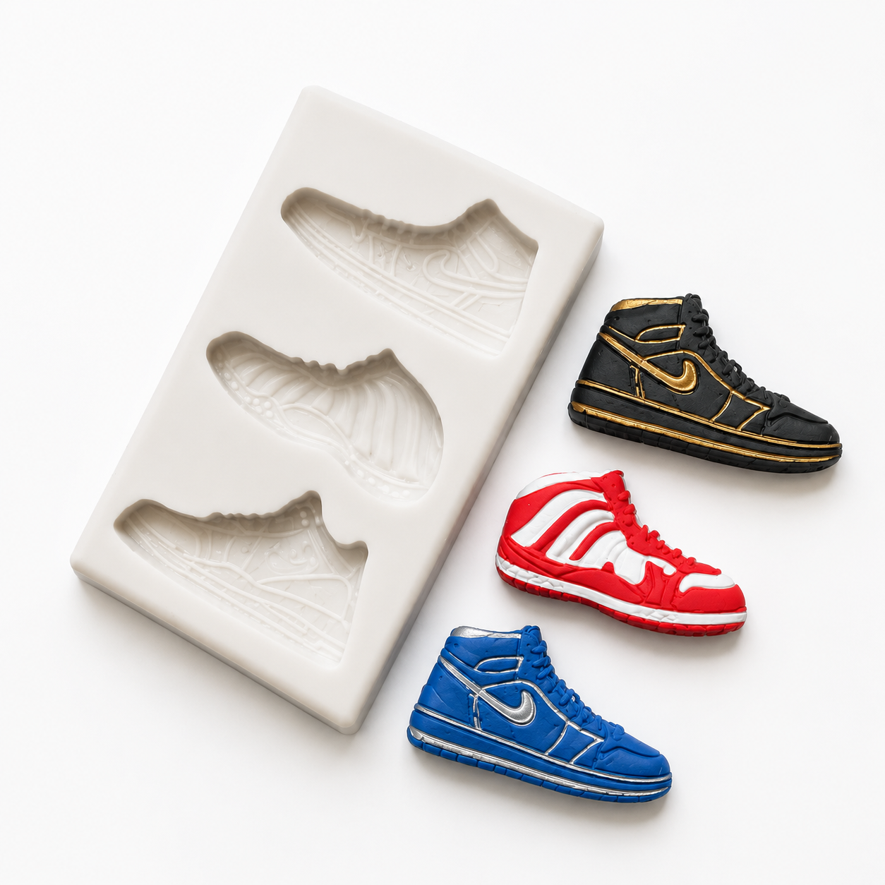 Sneaker Shoes Trio - Silicone Mold