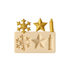 Snowflake, Star & Candle - Silicone Mold