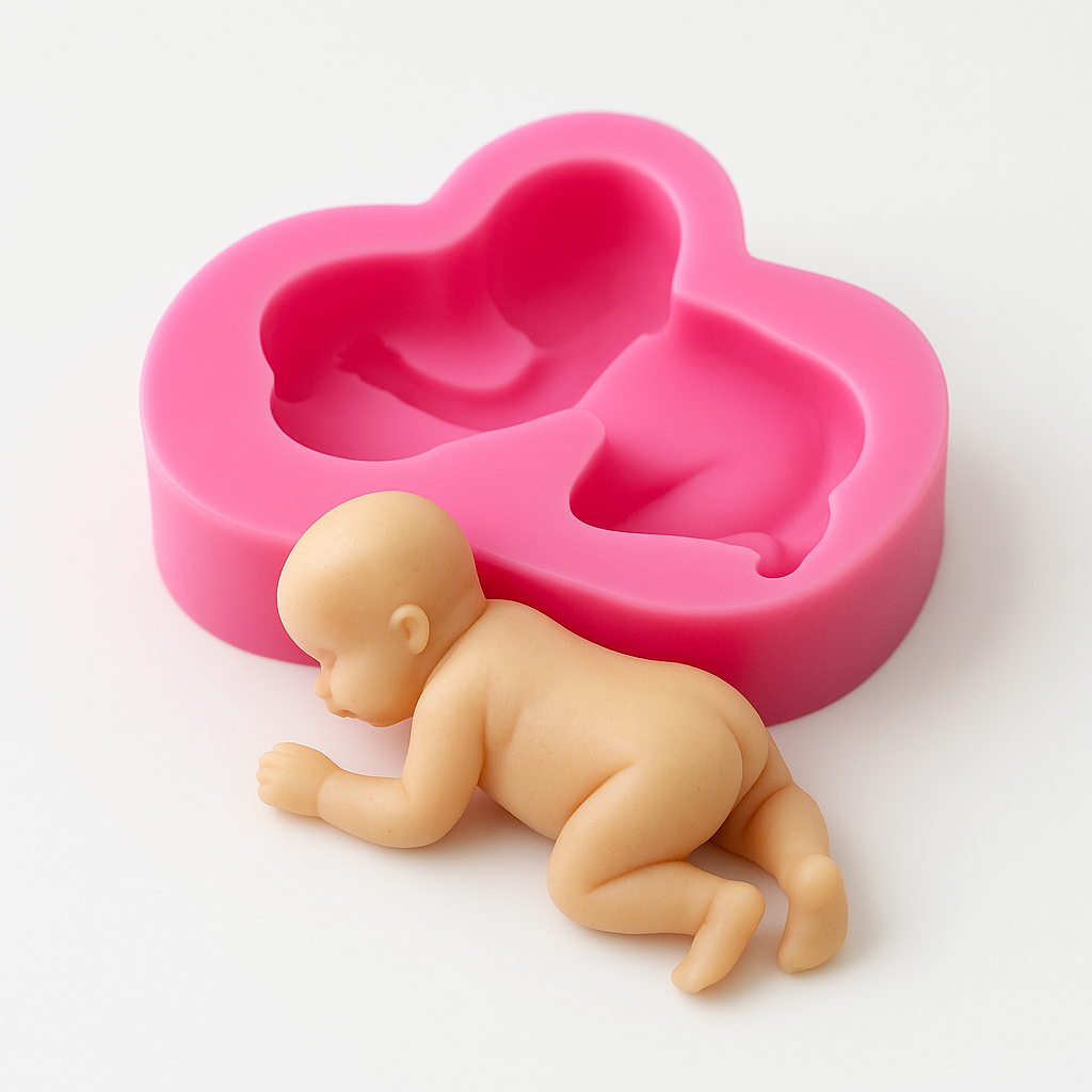 Sprawled Baby - Silicone Mold