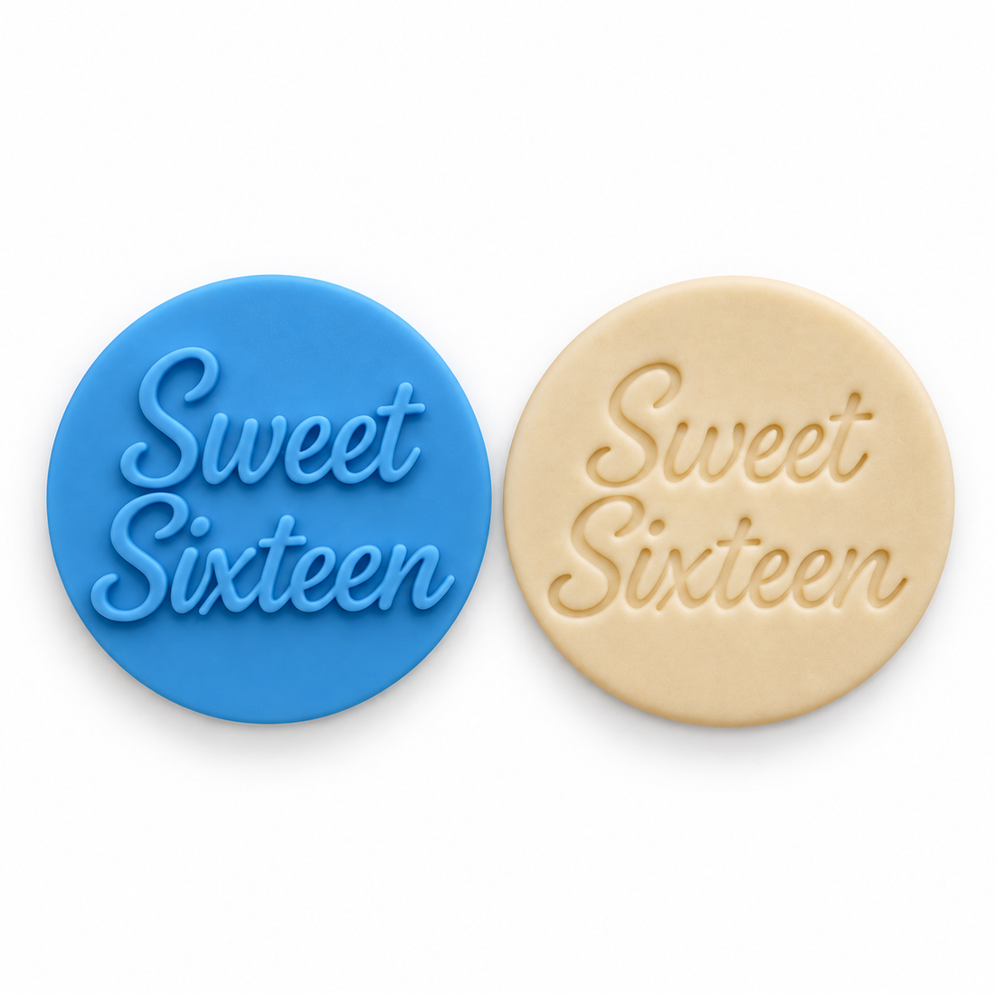 Sweet Sixteen - Fondant Embosser Stamp