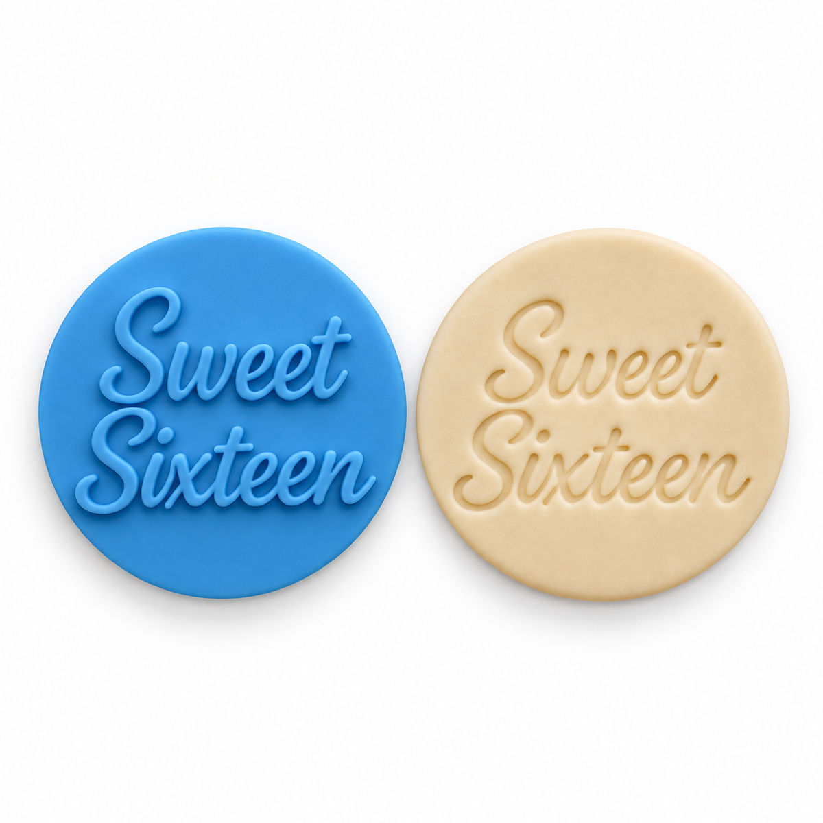 Sweet Sixteen - Fondant Embosser Stamp