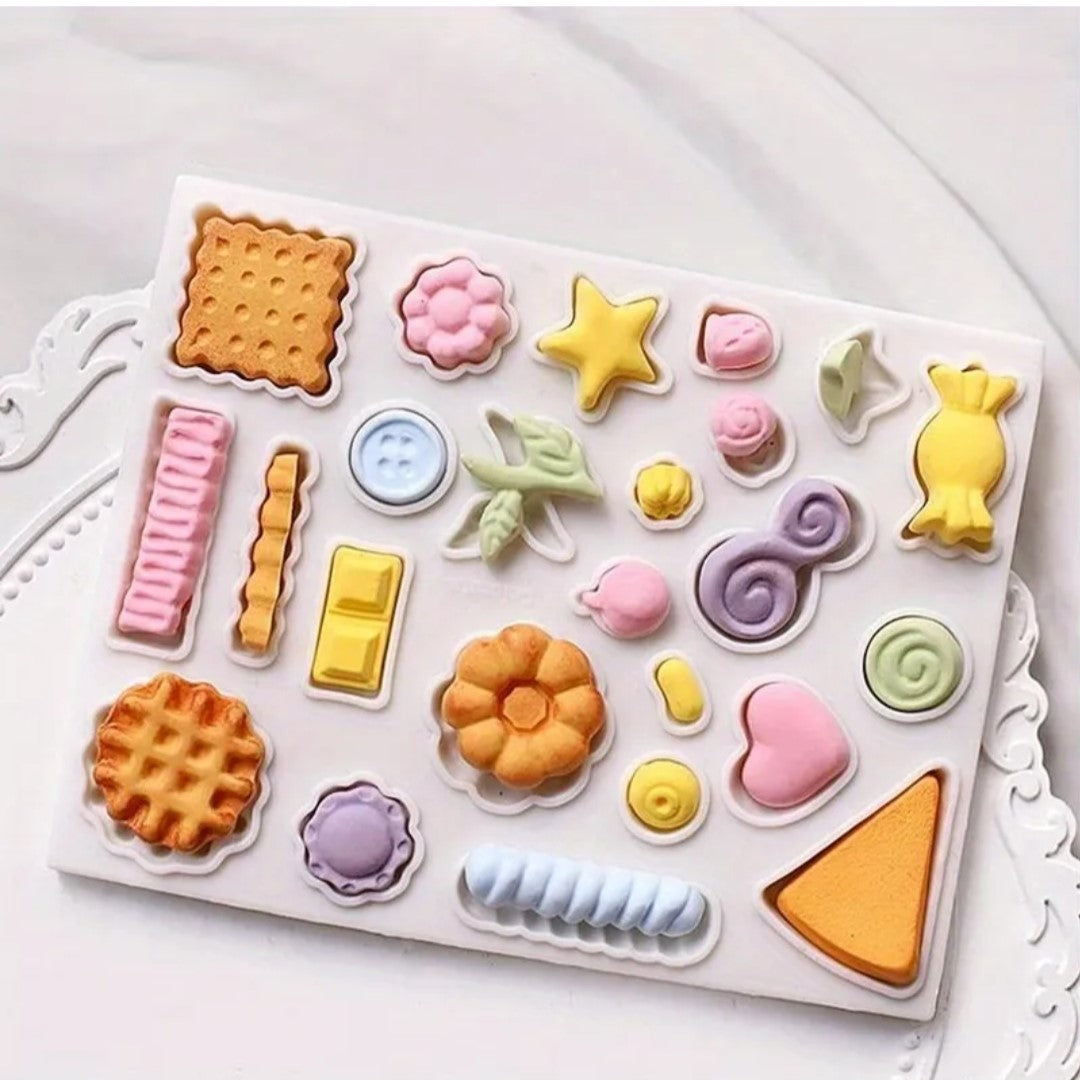 Sweets Treats Cookie Breads Variety - Silicone Mold – itacakes.com