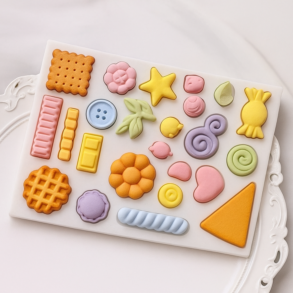 Sweets Treats Cookie Breads Variety - Silicone Mold