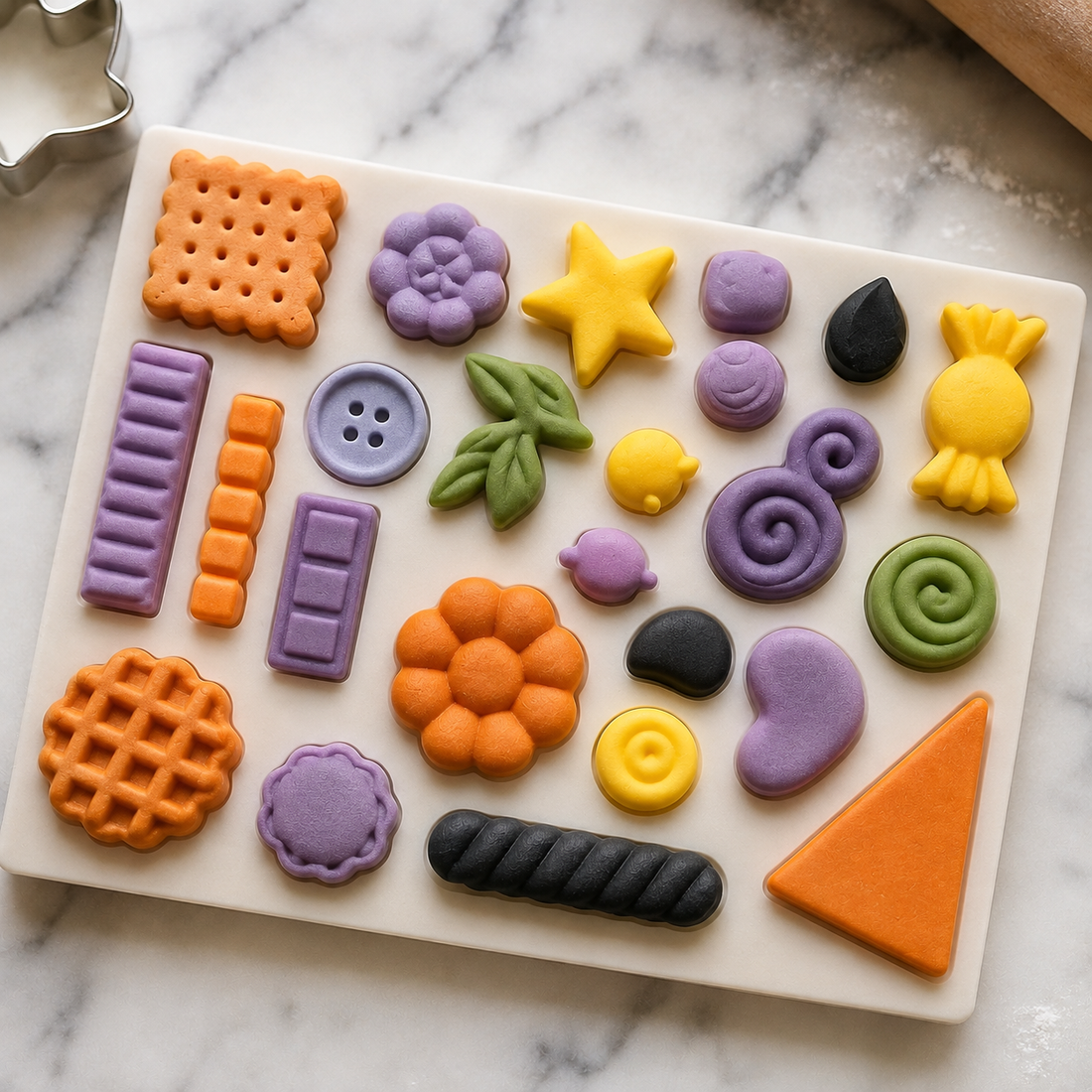 Sweets Treats Cookie Breads Variety - Silicone Mold