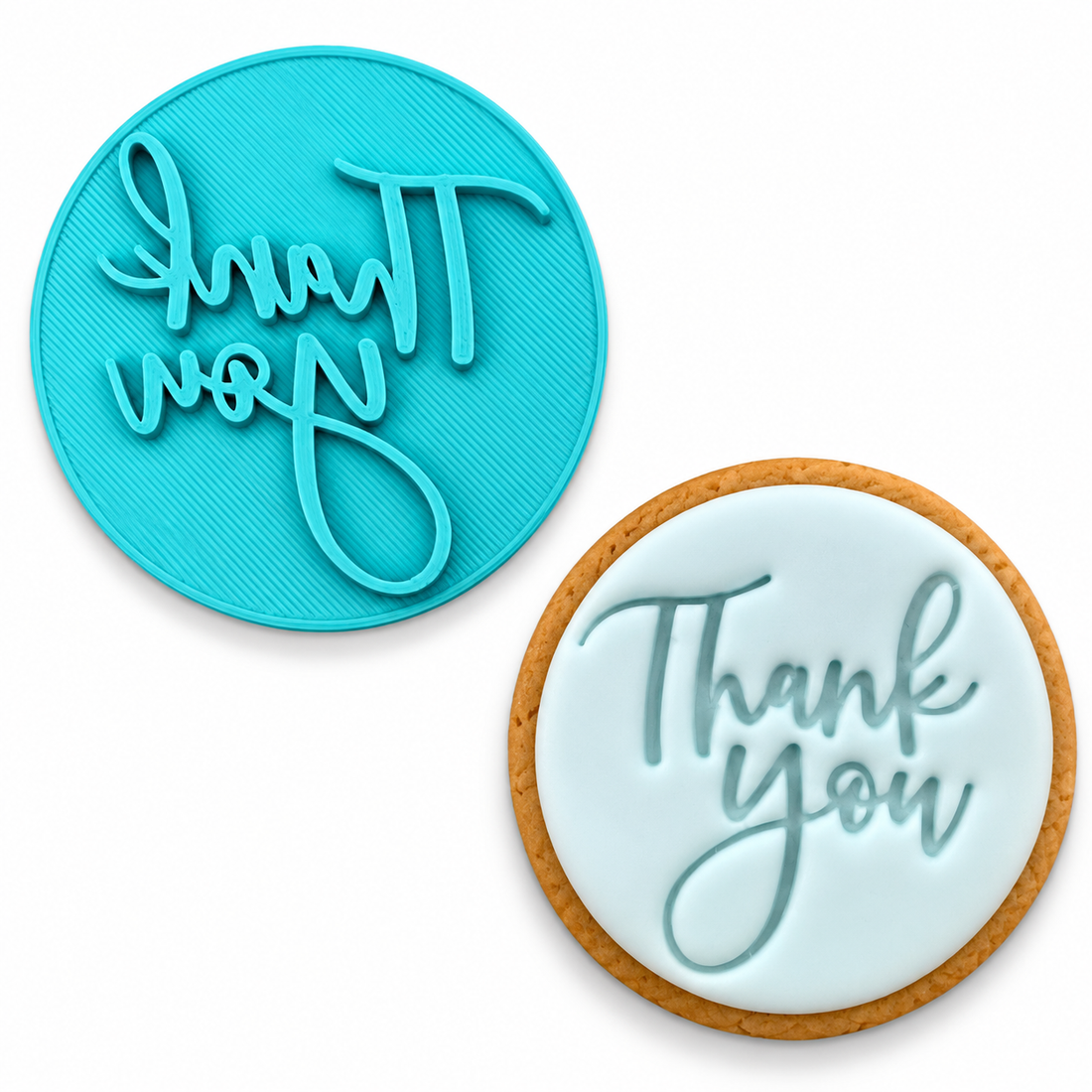 Thank You - Fondant Embosser Stamp