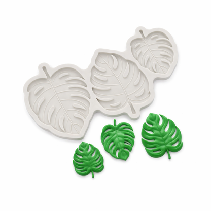 Tropical Monstera Leaves - Silicone Mold