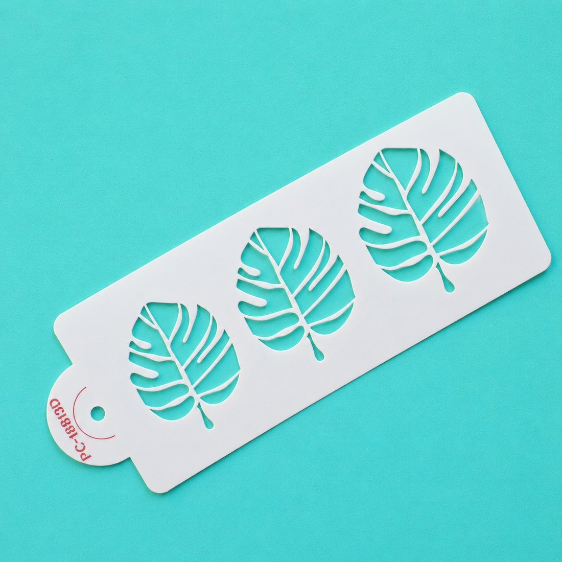 Tropical Monstera Palm Leaf Leaves Stencil 