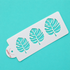 Tropical Monstera Palm Leaf Leaves Stencil 