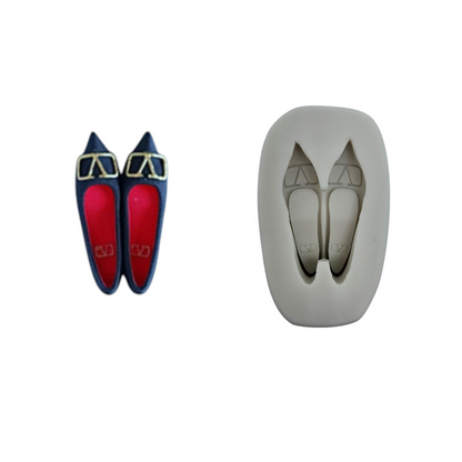 V Pointed Toe Pump Shoes - Silicone Mold