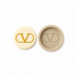 Valentino Round Meda Silicone Mold
