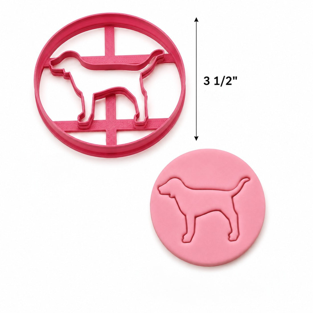 VS Pink Dog - Large Cookie Cutter