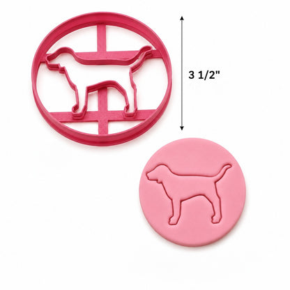 VS Pink Dog - Large Cookie Cutter