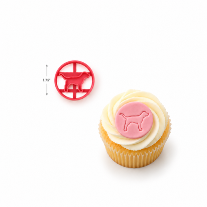 VS Pink Dog Cookie Cutter