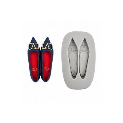 V Pointed Toe Pump Shoes - Silicone Mold