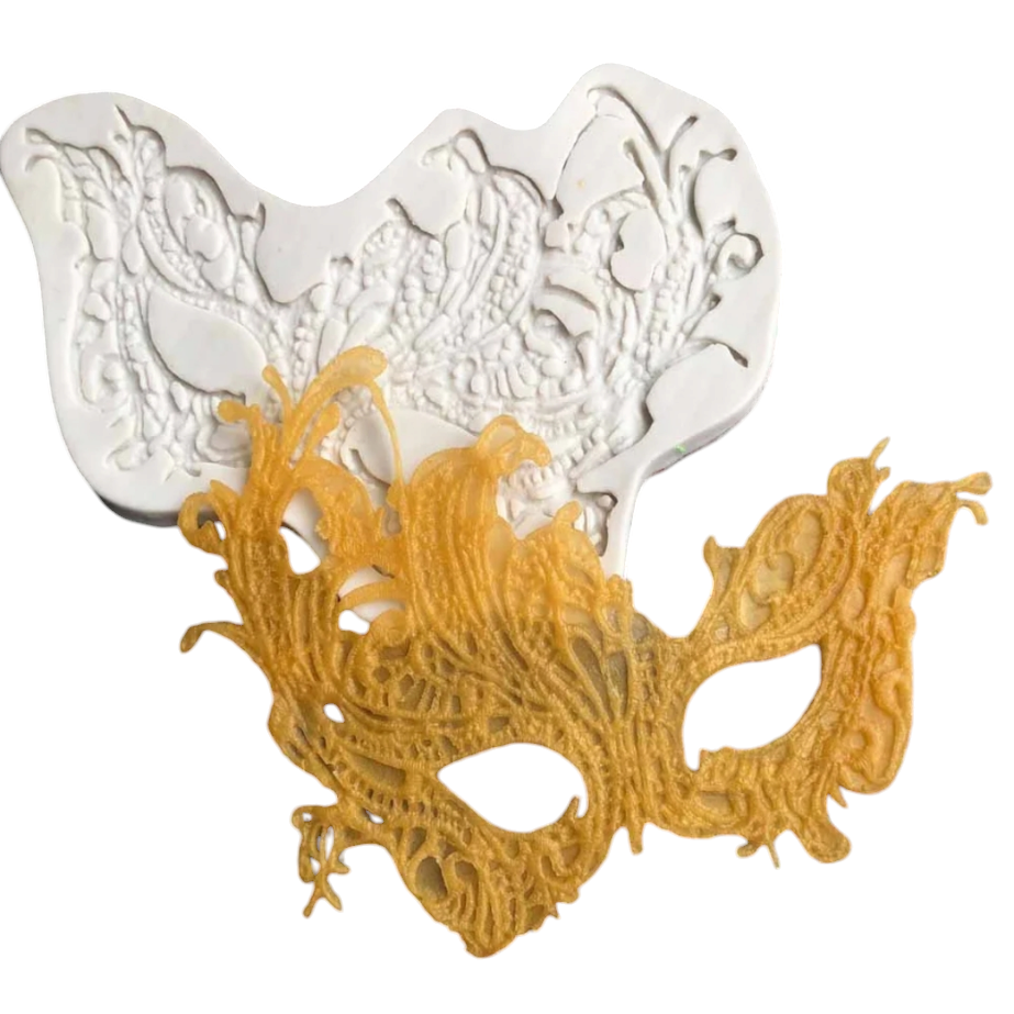 Venetian Mardi Gras Masquerade Mask - Silicone Mold