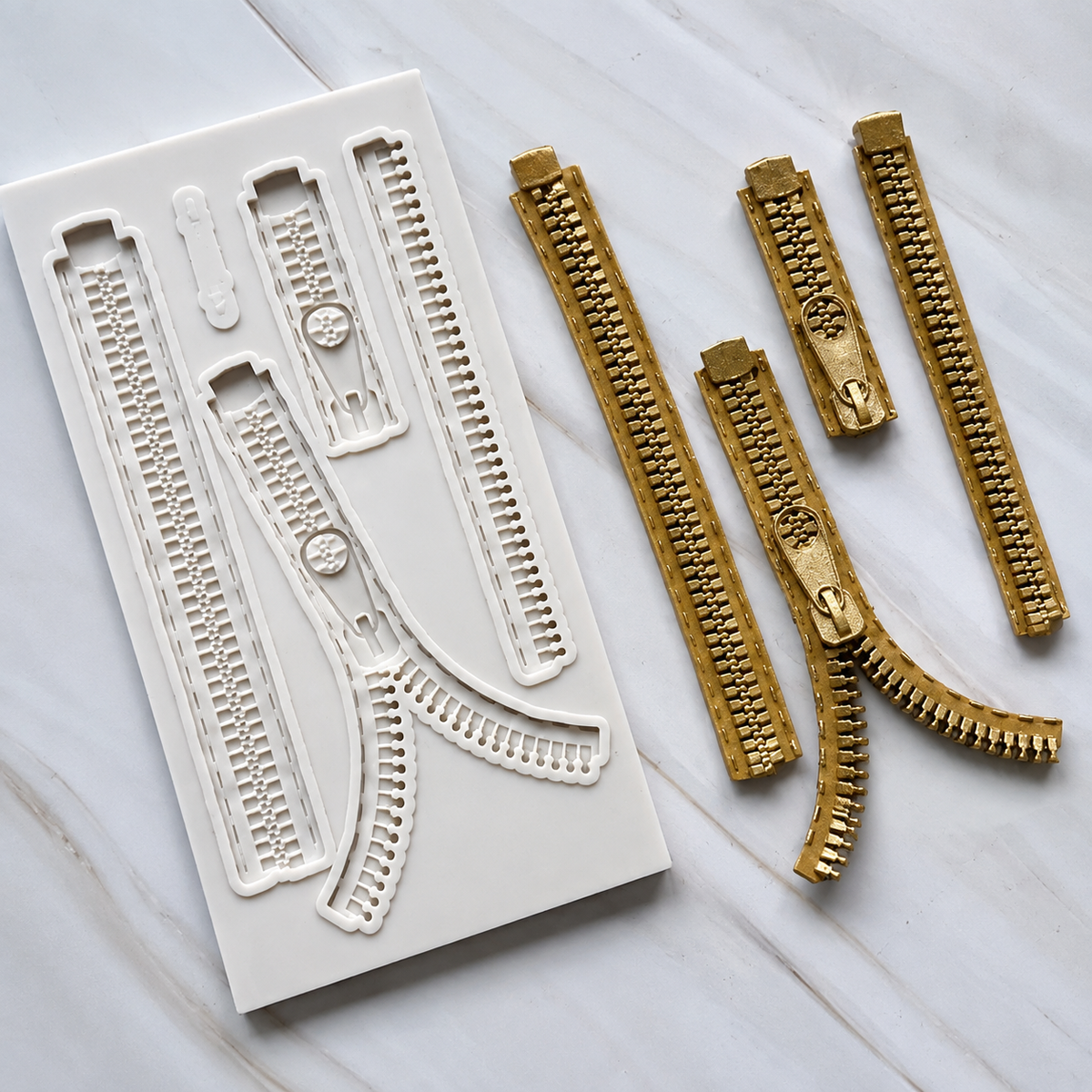 Zippers-Silicone Mold