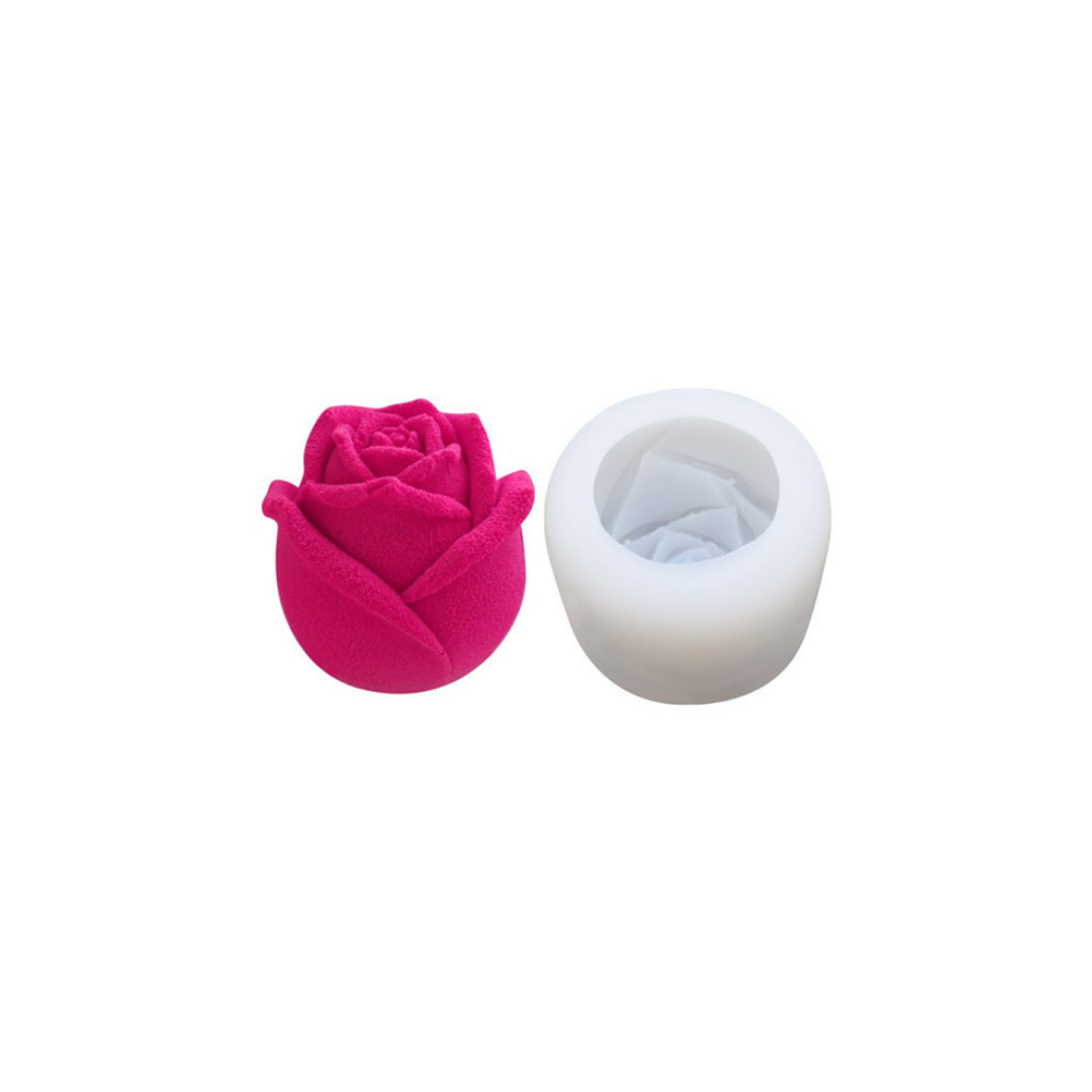 3D Rose – Medium Silicone Mold