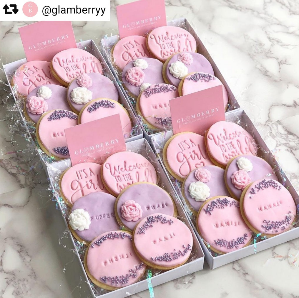 It's A Girl Cookies