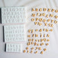 Alphabet & Numbers - Silicone Mold Set (2)