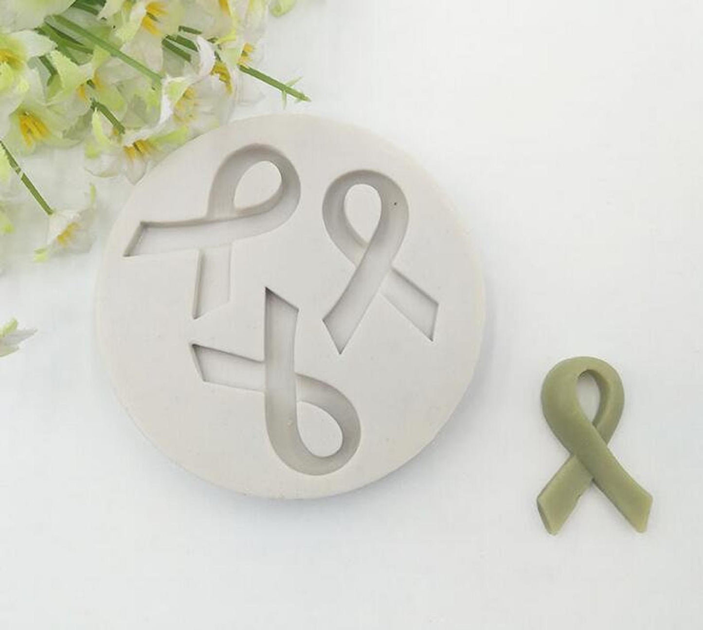 Awareness Cancer Ribbon - Silicone Mold